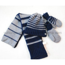 Winter Knitted Warm Acrylic Set